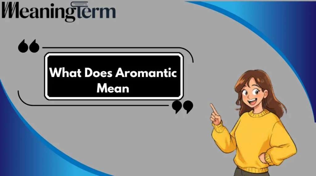 What Does Aromantic Mean