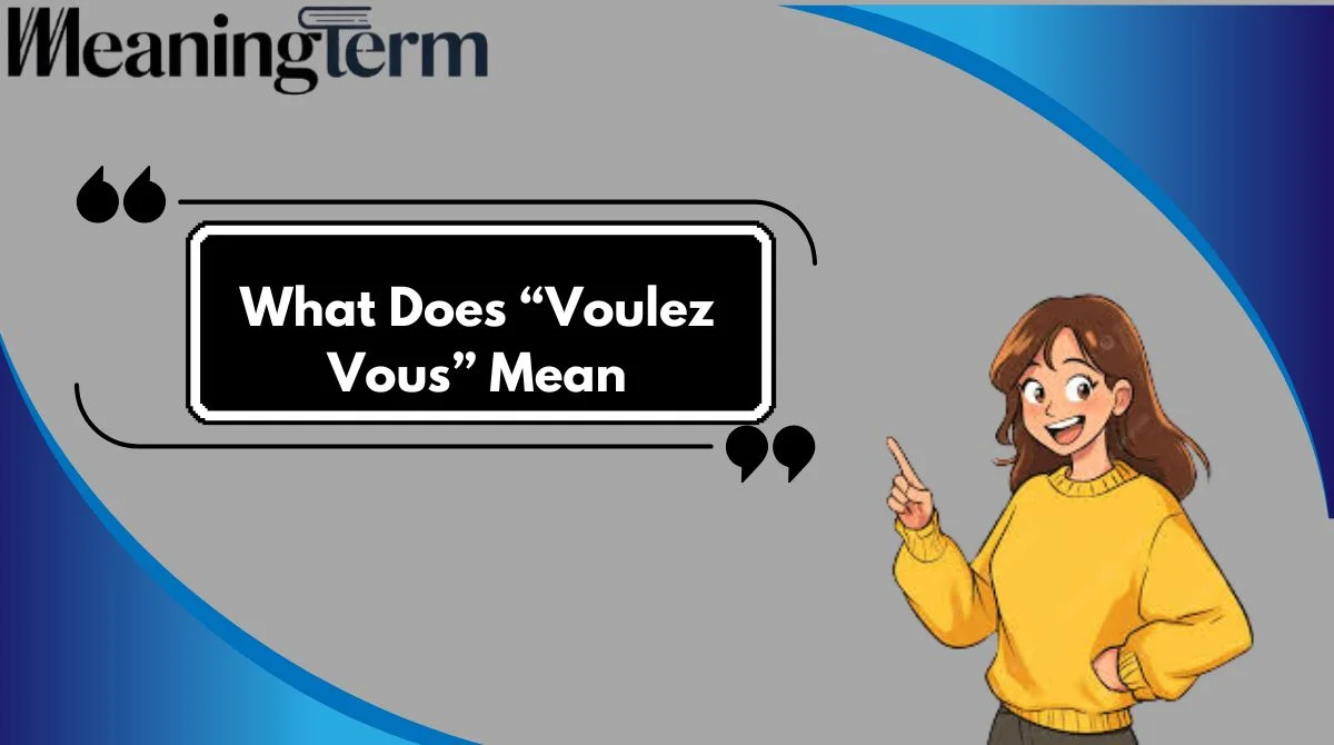 What Does “Voulez Vous” Mean
